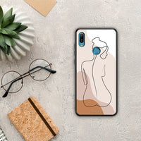 Thumbnail for LineArt Woman - Huawei Y6 2019 θήκη