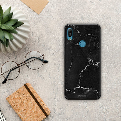 Marble Black - Huawei Y6 2019 θήκη