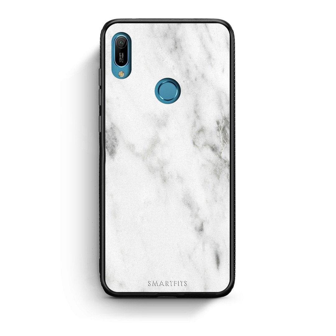 2 - Huawei Y6 2019 White marble case, cover, bumper