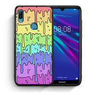 Thumbnail for Θήκη Huawei Y6 2019 Melting Rainbow από τη Smartfits με σχέδιο στο πίσω μέρος και μαύρο περίβλημα | Huawei Y6 2019 Melting Rainbow case with colorful back and black bezels