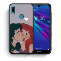 Thumbnail for Θήκη Αγίου Βαλεντίνου Huawei Y6 2019 Mermaid Love από τη Smartfits με σχέδιο στο πίσω μέρος και μαύρο περίβλημα | Huawei Y6 2019 Mermaid Love case with colorful back and black bezels