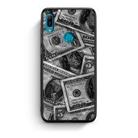 Thumbnail for Huawei Y6 2019 Money Dollars θήκη από τη Smartfits με σχέδιο στο πίσω μέρος και μαύρο περίβλημα | Smartphone case with colorful back and black bezels by Smartfits