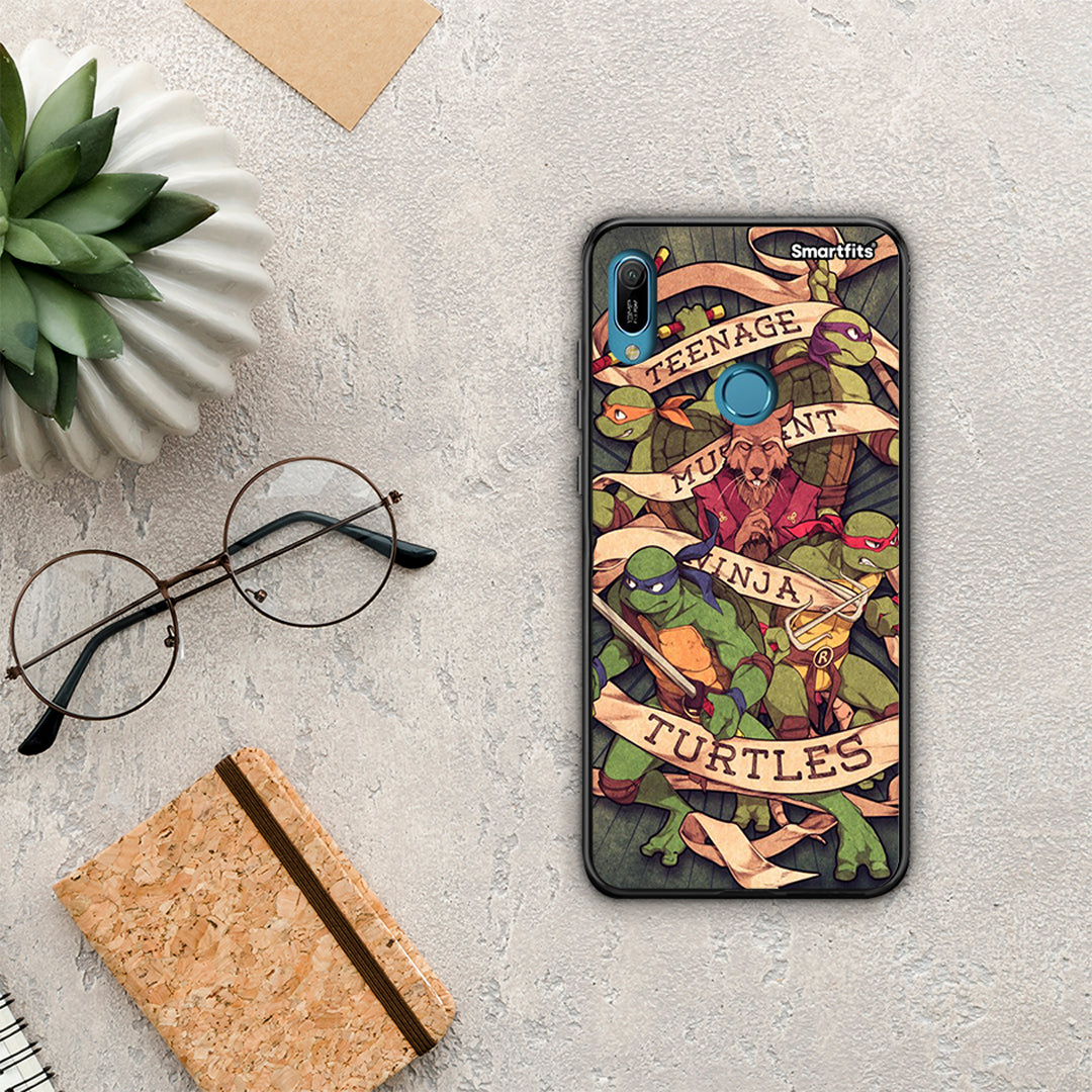 Ninja Turtles - Huawei Y6 2019 θήκη
