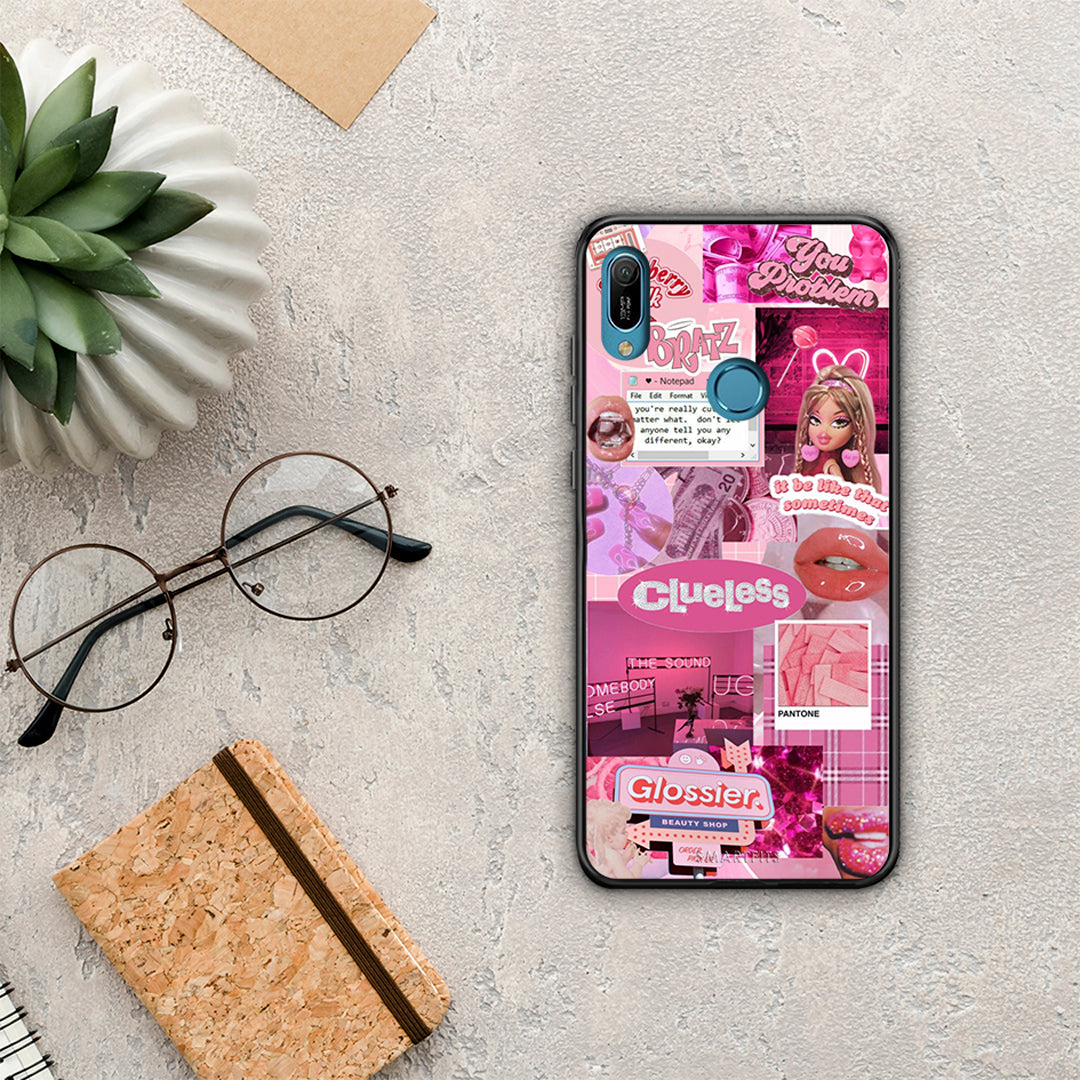 Pink Love - Huawei Y6 2019 θήκη