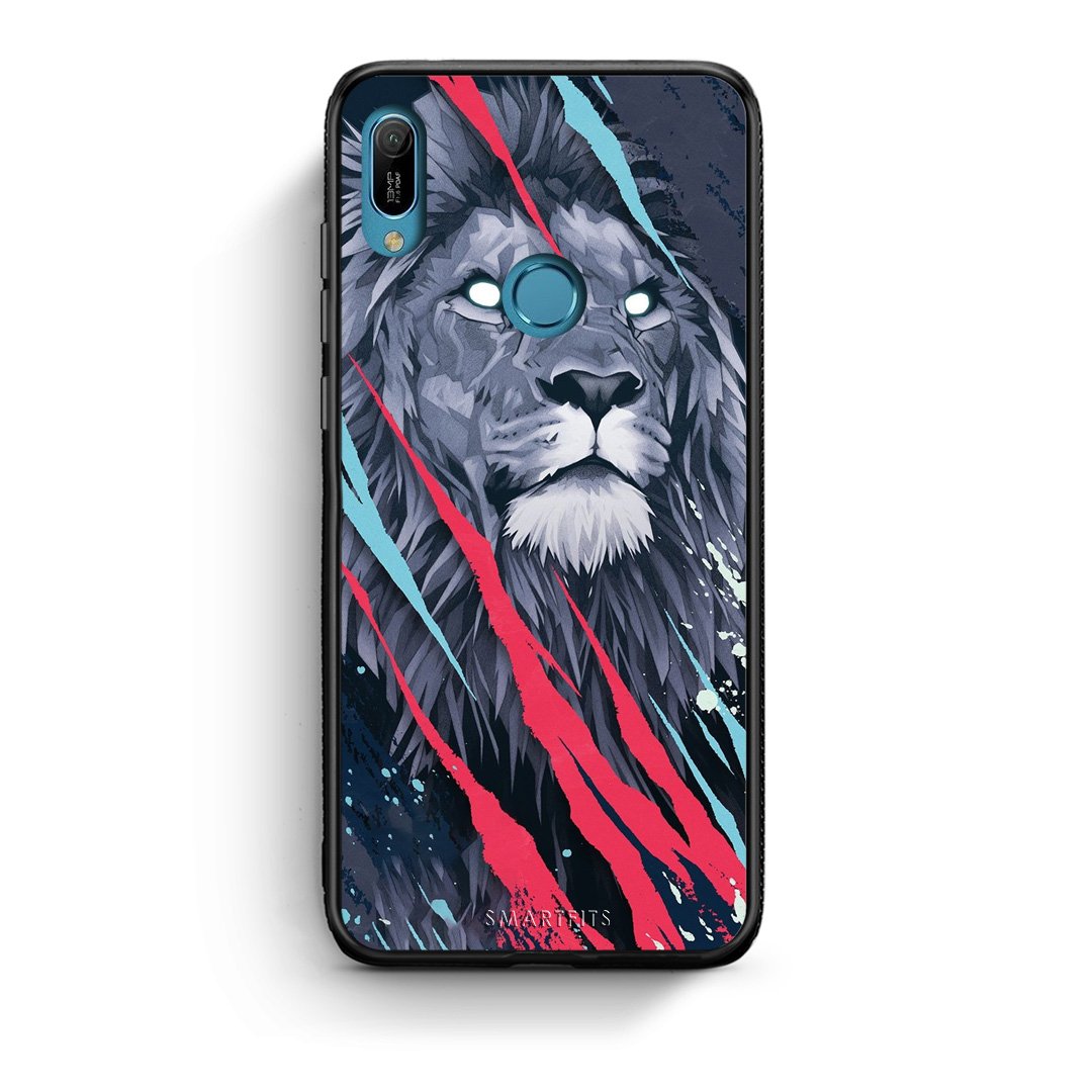 4 - Huawei Y6 2019 Lion Designer PopArt case, cover, bumper