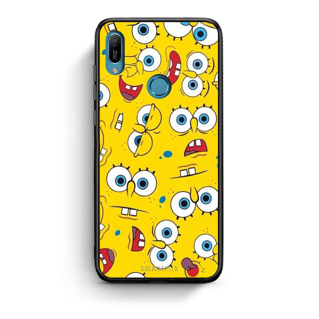 4 - Huawei Y6 2019 Sponge PopArt case, cover, bumper