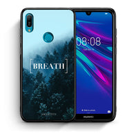 Thumbnail for Θήκη Huawei Y6 2019 Breath Quote από τη Smartfits με σχέδιο στο πίσω μέρος και μαύρο περίβλημα | Huawei Y6 2019 Breath Quote case with colorful back and black bezels