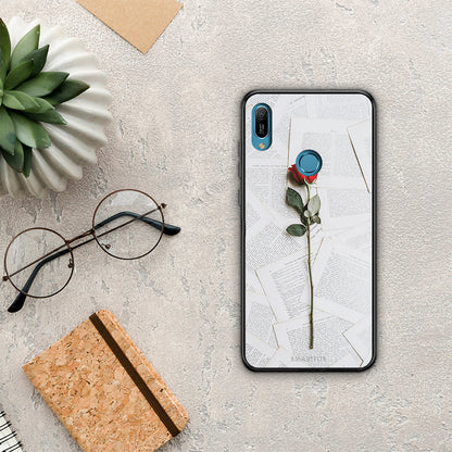 Red Rose - Huawei Y6 2019 θήκη