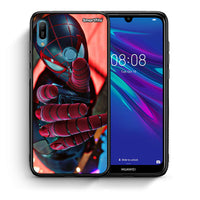Thumbnail for Θήκη Huawei Y6 2019 Spider Hand από τη Smartfits με σχέδιο στο πίσω μέρος και μαύρο περίβλημα | Huawei Y6 2019 Spider Hand case with colorful back and black bezels