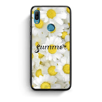 Thumbnail for Huawei Y6 2019 Summer Daisies Θήκη από τη Smartfits με σχέδιο στο πίσω μέρος και μαύρο περίβλημα | Smartphone case with colorful back and black bezels by Smartfits