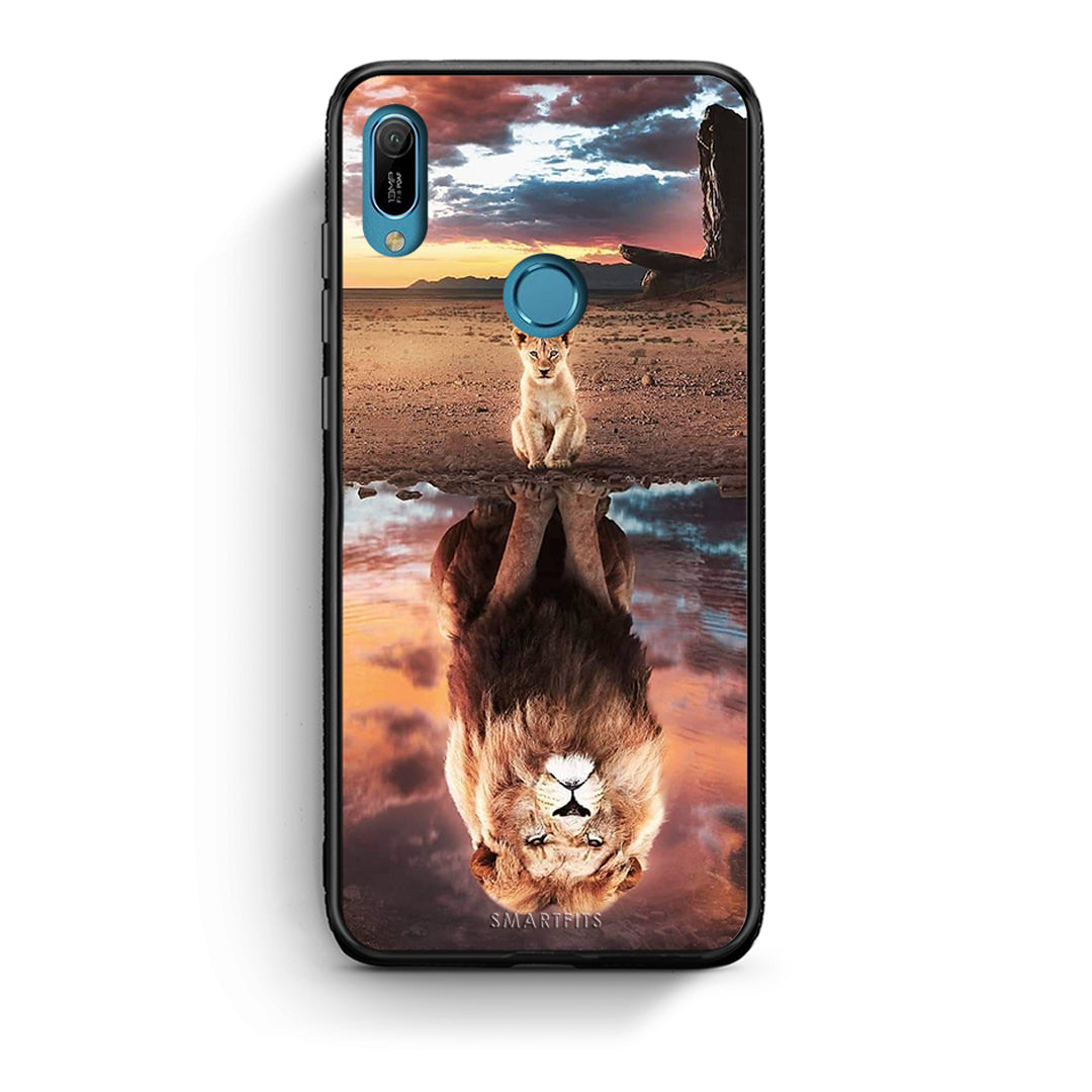 Huawei Y6 2019 Sunset Dreams Θήκη Αγίου Βαλεντίνου από τη Smartfits με σχέδιο στο πίσω μέρος και μαύρο περίβλημα | Smartphone case with colorful back and black bezels by Smartfits