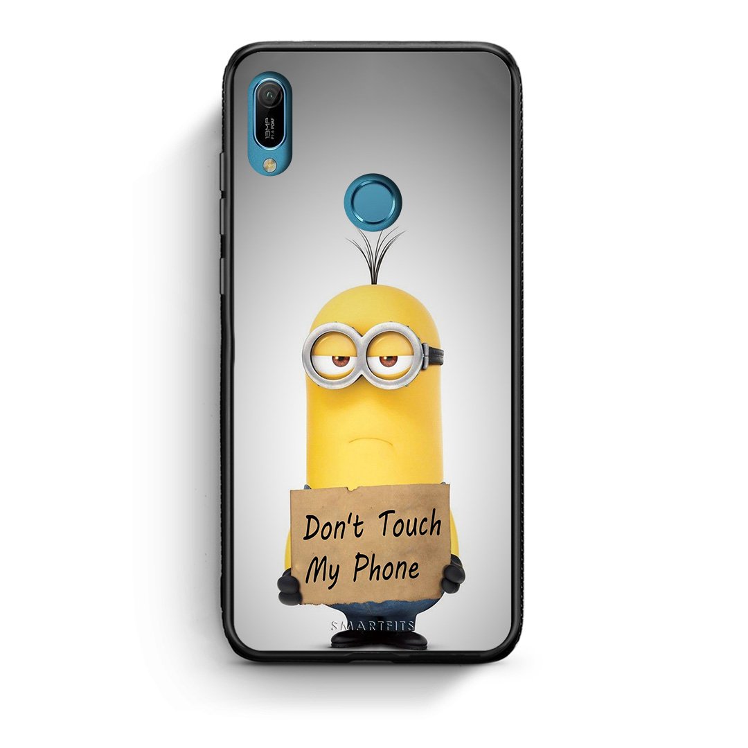 4 - Huawei Y6 2019 Minion Text case, cover, bumper