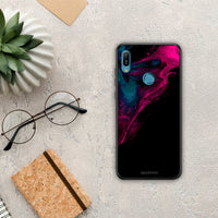 Thumbnail for Watercolor Pink Black - Huawei Y6 2019 θήκη