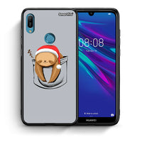 Thumbnail for Θήκη Huawei Y6 2019 Xmas Zzzz από τη Smartfits με σχέδιο στο πίσω μέρος και μαύρο περίβλημα | Huawei Y6 2019 Xmas Zzzz case with colorful back and black bezels