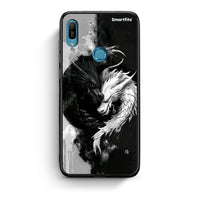 Thumbnail for Huawei Y6 2019 Yin Yang Θήκη από τη Smartfits με σχέδιο στο πίσω μέρος και μαύρο περίβλημα | Smartphone case with colorful back and black bezels by Smartfits