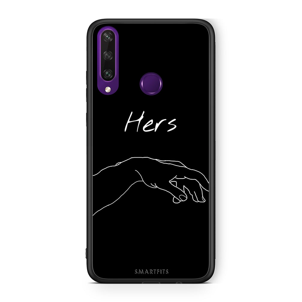 Huawei Y6p Aeshetic Love 1 Θήκη Αγίου Βαλεντίνου από τη Smartfits με σχέδιο στο πίσω μέρος και μαύρο περίβλημα | Smartphone case with colorful back and black bezels by Smartfits
