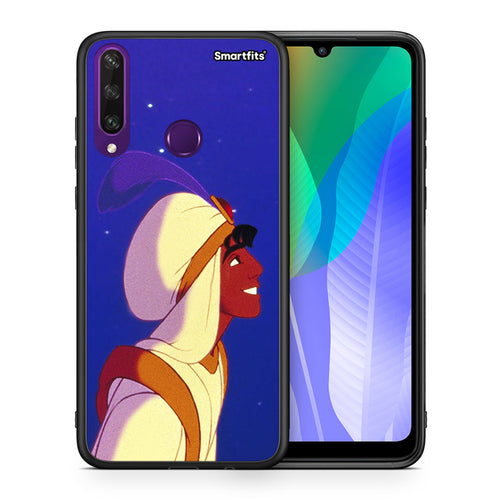 Θήκη Huawei Y6p Alladin And Jasmine Love 1 από τη Smartfits με σχέδιο στο πίσω μέρος και μαύρο περίβλημα | Huawei Y6p Alladin And Jasmine Love 1 case with colorful back and black bezels
