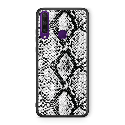24 - Huawei Y6p  White Snake Animal case, cover, bumper