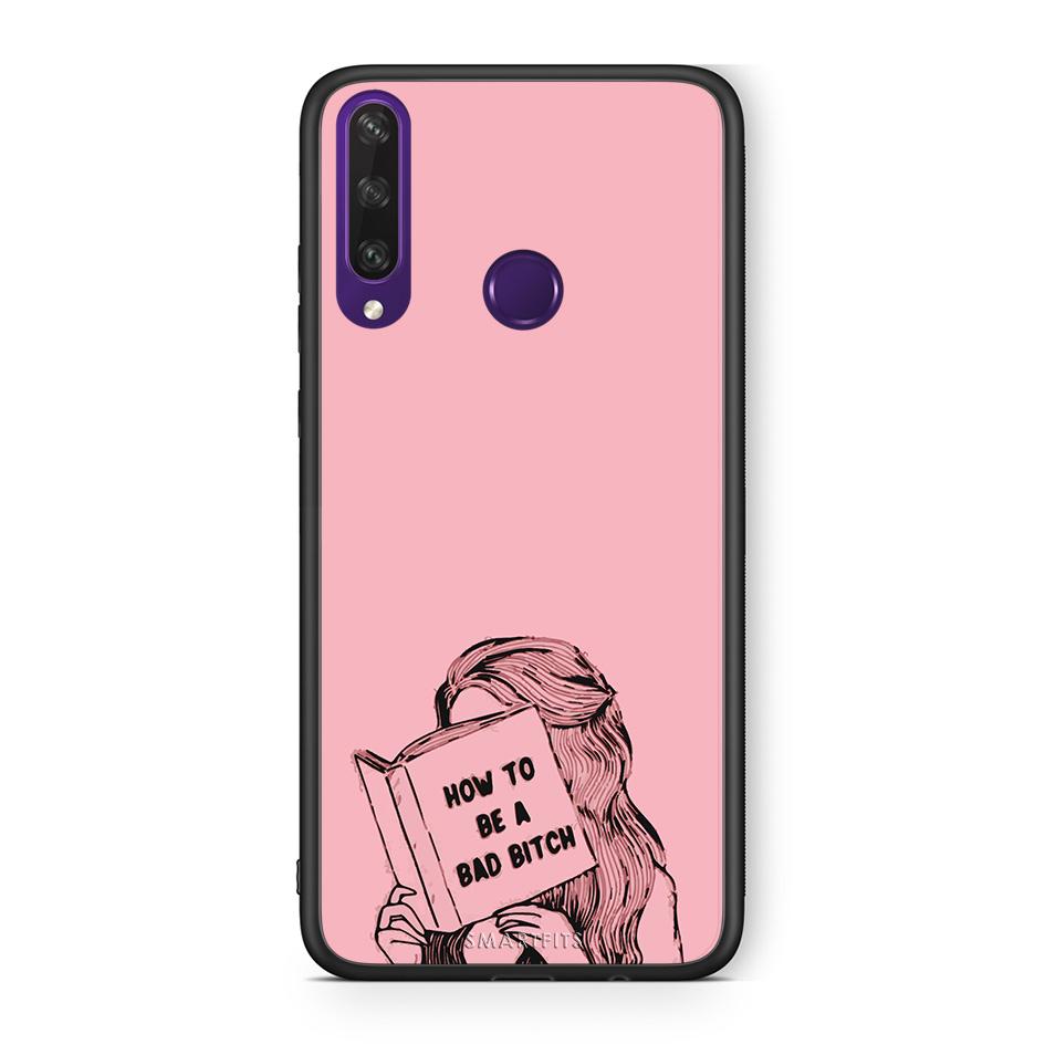 Huawei Y6p Bad Bitch θήκη από τη Smartfits με σχέδιο στο πίσω μέρος και μαύρο περίβλημα | Smartphone case with colorful back and black bezels by Smartfits