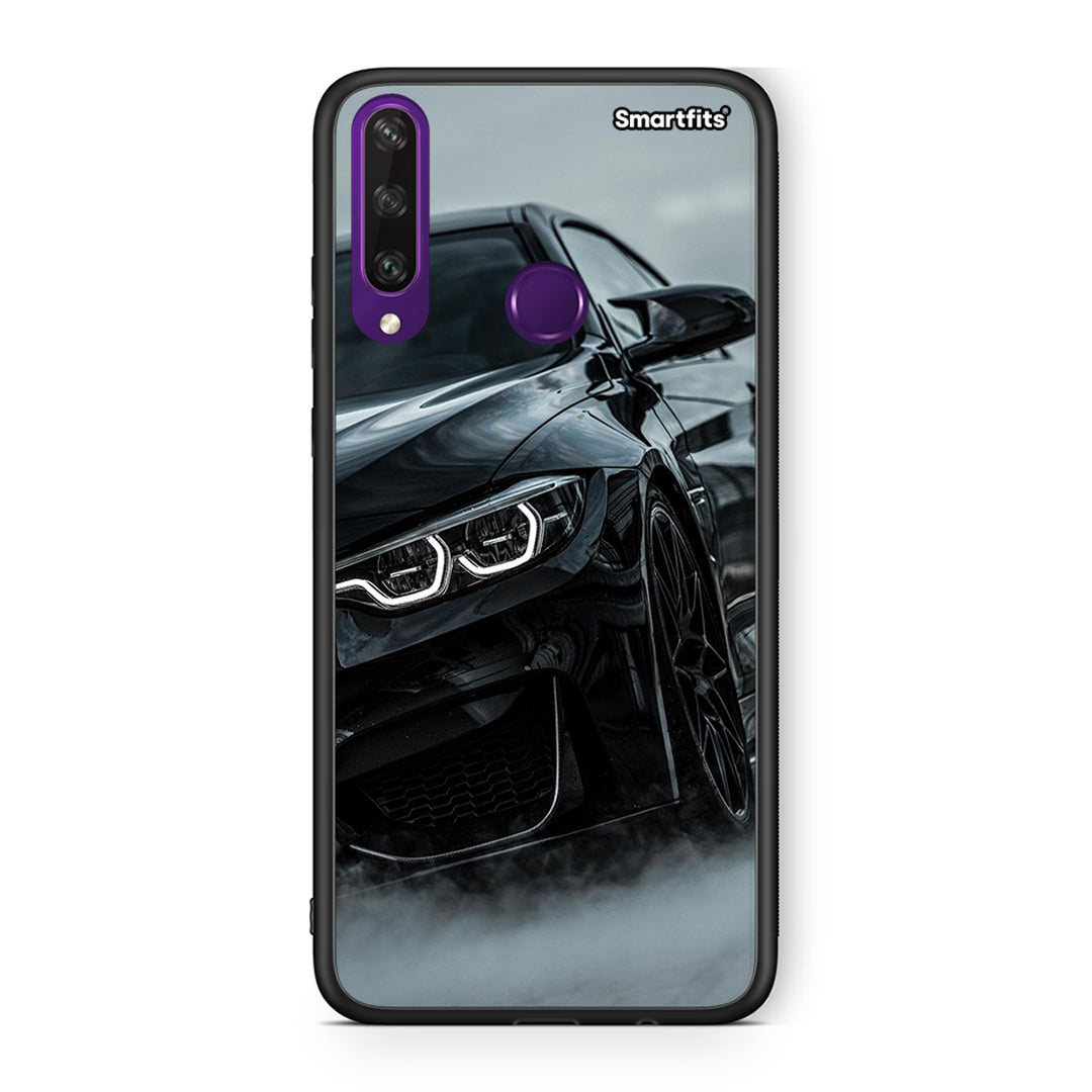 Huawei Y6p Black BMW θήκη από τη Smartfits με σχέδιο στο πίσω μέρος και μαύρο περίβλημα | Smartphone case with colorful back and black bezels by Smartfits