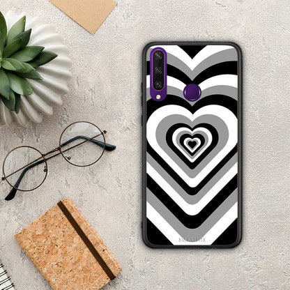 Black Hearts - Huawei Y6p θήκη