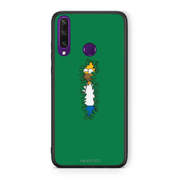 Thumbnail for Huawei Y6p Bush Man Θήκη Αγίου Βαλεντίνου από τη Smartfits με σχέδιο στο πίσω μέρος και μαύρο περίβλημα | Smartphone case with colorful back and black bezels by Smartfits