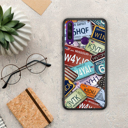 Car Plates - Huawei Y6p θήκη