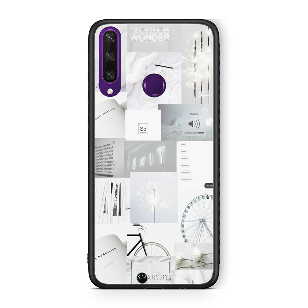 Huawei Y6p Collage Make Me Wonder Θήκη Αγίου Βαλεντίνου από τη Smartfits με σχέδιο στο πίσω μέρος και μαύρο περίβλημα | Smartphone case with colorful back and black bezels by Smartfits