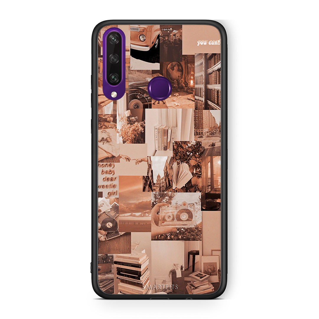 Huawei Y6p Collage You Can Θήκη Αγίου Βαλεντίνου από τη Smartfits με σχέδιο στο πίσω μέρος και μαύρο περίβλημα | Smartphone case with colorful back and black bezels by Smartfits