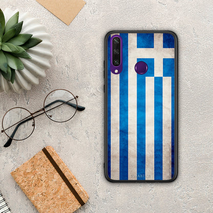 Flag Greek - Huawei Y6p θήκη
