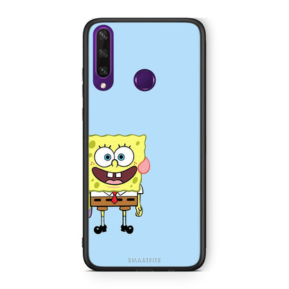 Huawei Y6p Friends Bob θήκη από τη Smartfits με σχέδιο στο πίσω μέρος και μαύρο περίβλημα | Smartphone case with colorful back and black bezels by Smartfits
