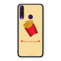 Thumbnail for Huawei Y6p Fries Before Guys Θήκη Αγίου Βαλεντίνου από τη Smartfits με σχέδιο στο πίσω μέρος και μαύρο περίβλημα | Smartphone case with colorful back and black bezels by Smartfits