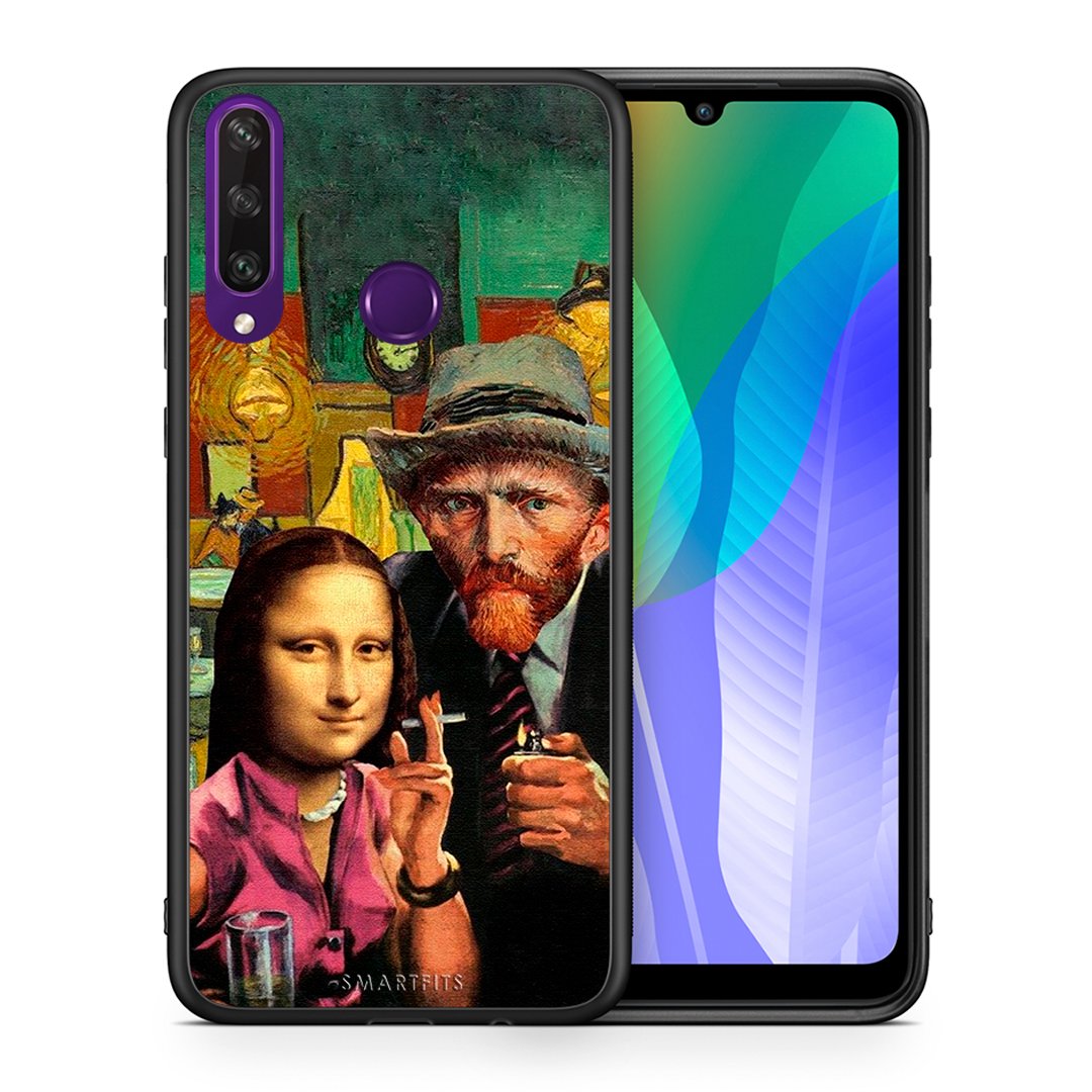 Θήκη Huawei Y6p Funny Art από τη Smartfits με σχέδιο στο πίσω μέρος και μαύρο περίβλημα | Huawei Y6p Funny Art case with colorful back and black bezels