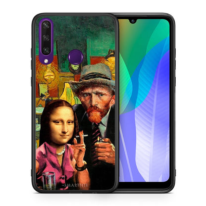 Θήκη Huawei Y6p Funny Art από τη Smartfits με σχέδιο στο πίσω μέρος και μαύρο περίβλημα | Huawei Y6p Funny Art case with colorful back and black bezels