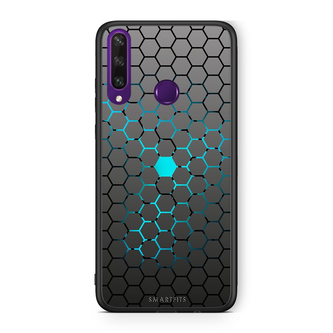 40 - Huawei Y6p  Hexagonal Geometric case, cover, bumper