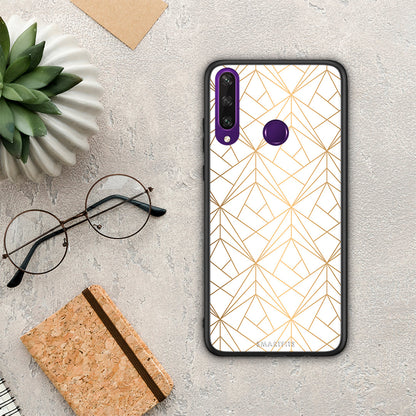 Geometric Luxury White - Huawei Y6p θήκη