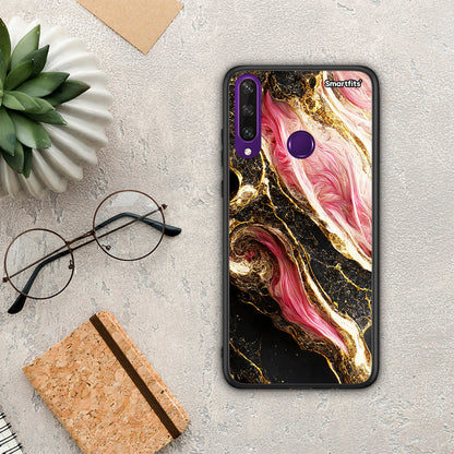 Glamorous Pink Marble - Huawei Y6p θήκη
