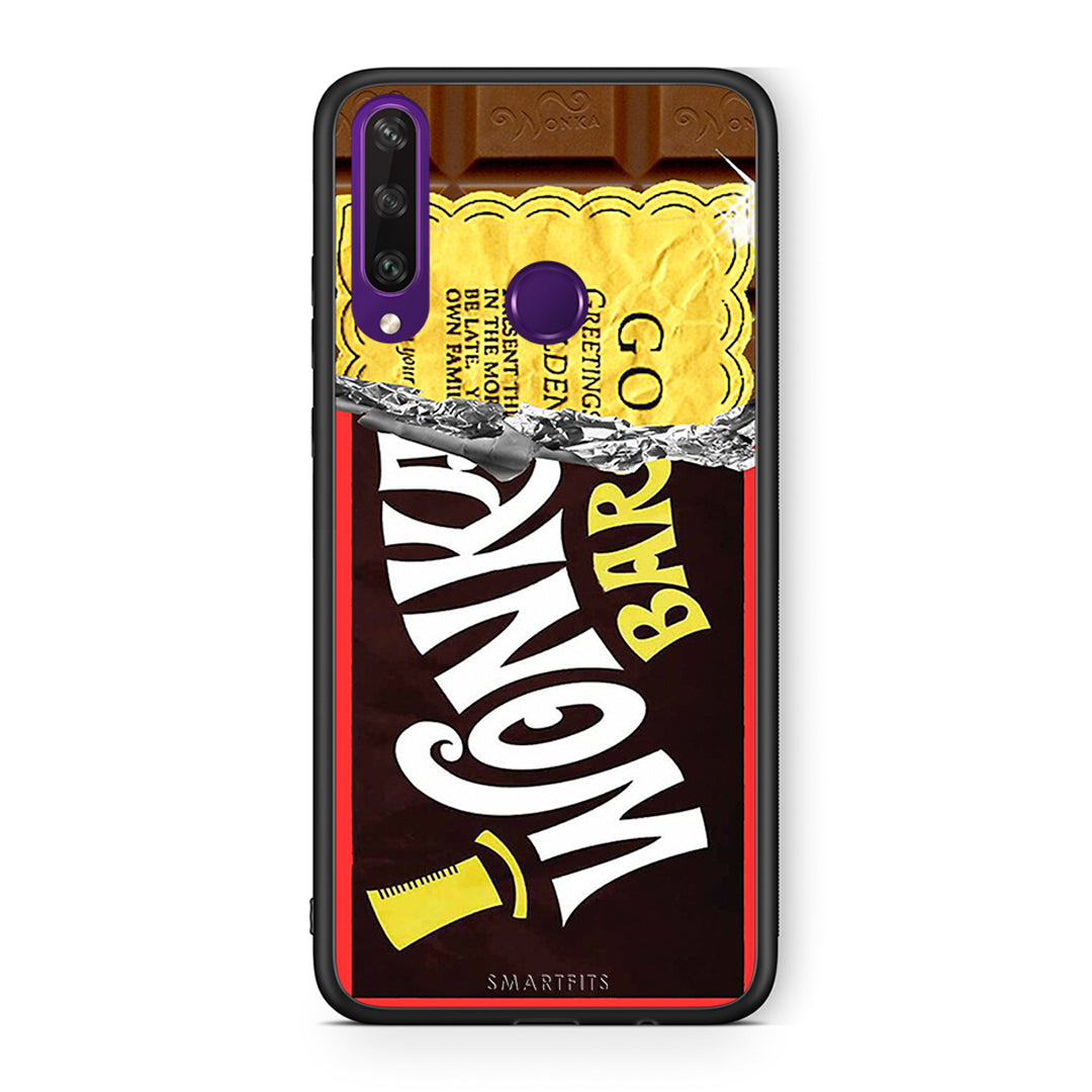 Huawei Y6p Golden Ticket θήκη από τη Smartfits με σχέδιο στο πίσω μέρος και μαύρο περίβλημα | Smartphone case with colorful back and black bezels by Smartfits
