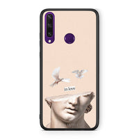 Thumbnail for Huawei Y6p In Love θήκη από τη Smartfits με σχέδιο στο πίσω μέρος και μαύρο περίβλημα | Smartphone case with colorful back and black bezels by Smartfits