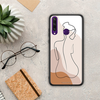 LineArt Woman - Huawei Y6p θήκη