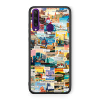 Thumbnail for Huawei Y6p Live To Travel θήκη από τη Smartfits με σχέδιο στο πίσω μέρος και μαύρο περίβλημα | Smartphone case with colorful back and black bezels by Smartfits