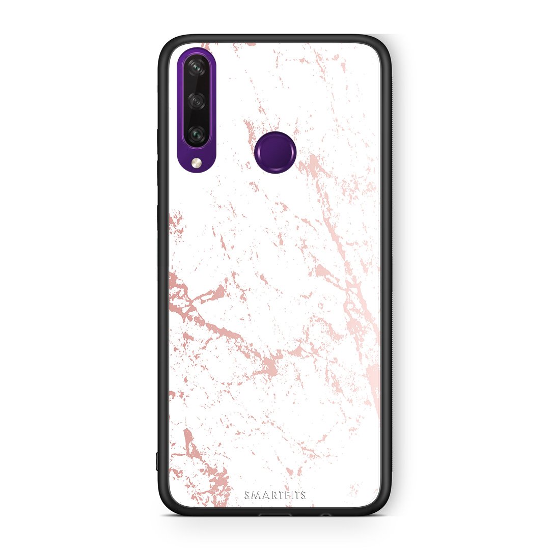 116 - Huawei Y6p  Pink Splash Marble case, cover, bumper