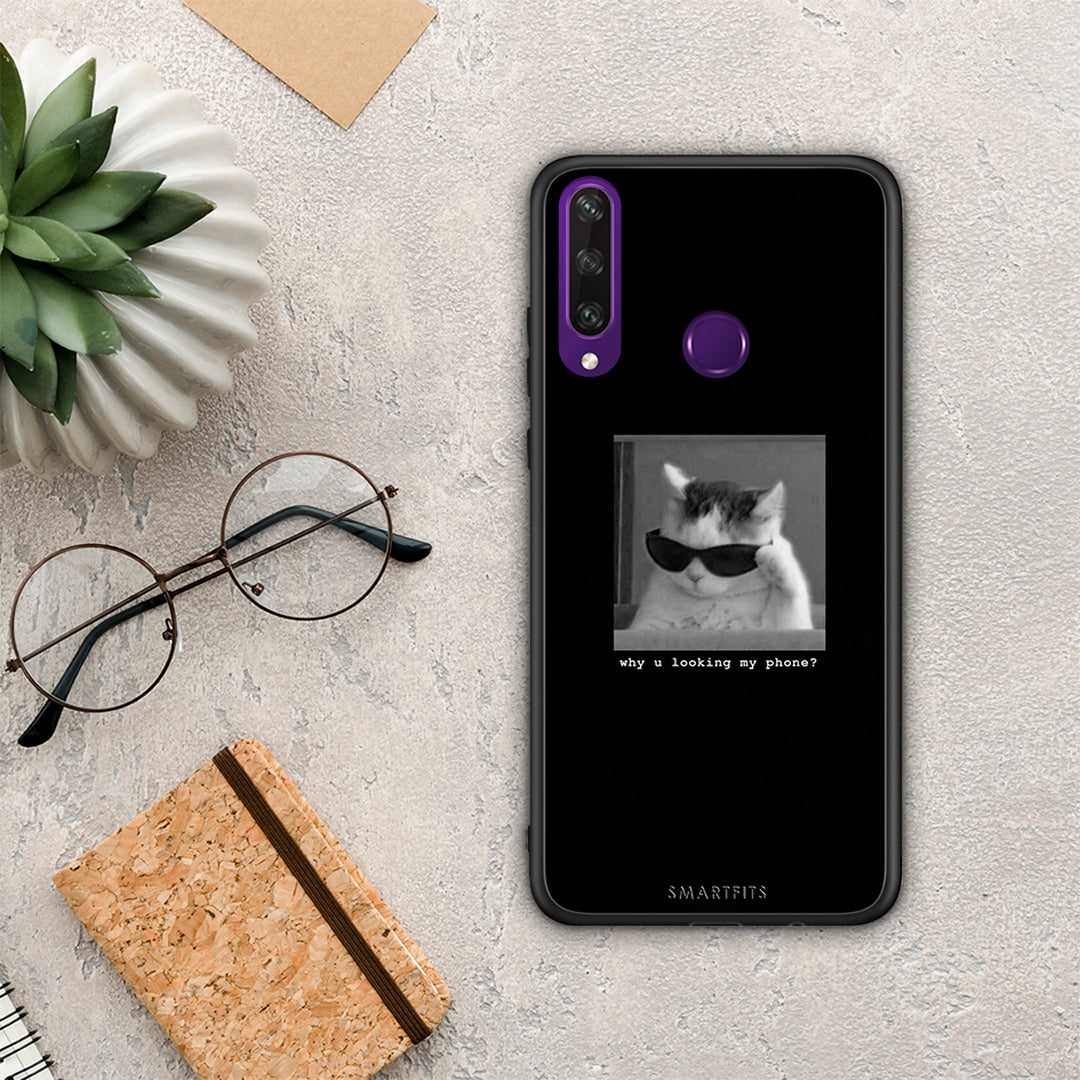 Meme Cat - Huawei Y6p θήκη
