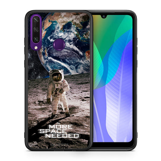 Θήκη Huawei Y6p More Space από τη Smartfits με σχέδιο στο πίσω μέρος και μαύρο περίβλημα | Huawei Y6p More Space case with colorful back and black bezels