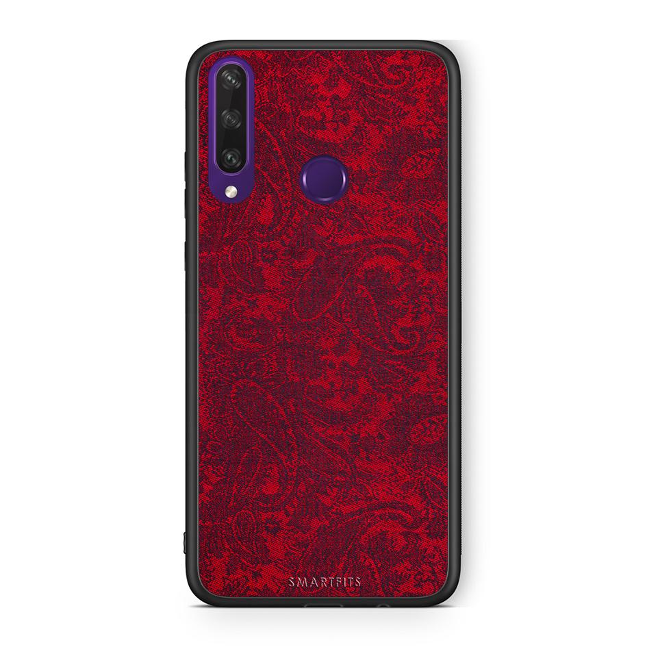 Huawei Y6p Paisley Cashmere θήκη από τη Smartfits με σχέδιο στο πίσω μέρος και μαύρο περίβλημα | Smartphone case with colorful back and black bezels by Smartfits