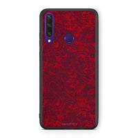 Thumbnail for Huawei Y6p Paisley Cashmere θήκη από τη Smartfits με σχέδιο στο πίσω μέρος και μαύρο περίβλημα | Smartphone case with colorful back and black bezels by Smartfits