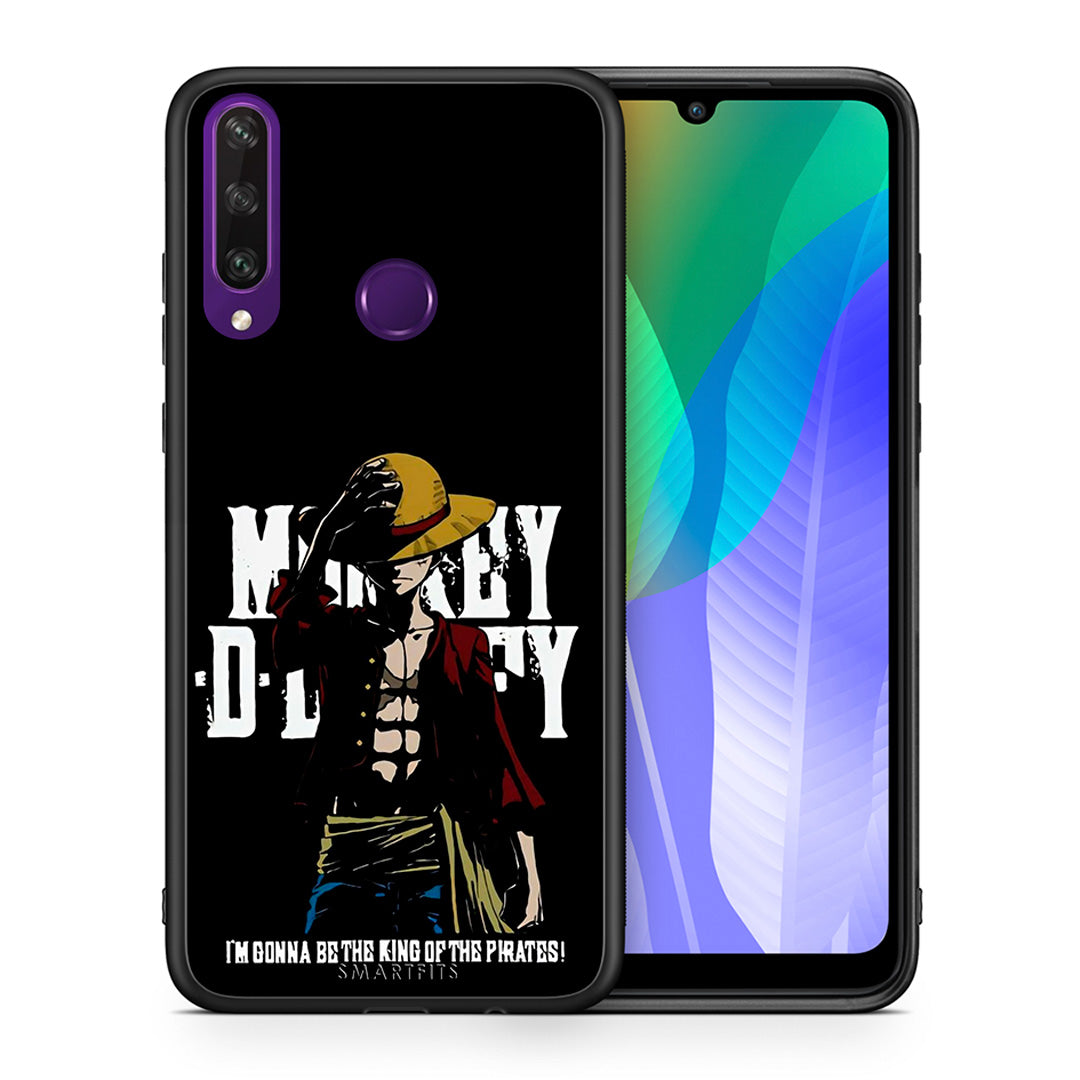 Θήκη Huawei Y6p Pirate King από τη Smartfits με σχέδιο στο πίσω μέρος και μαύρο περίβλημα | Huawei Y6p Pirate King case with colorful back and black bezels