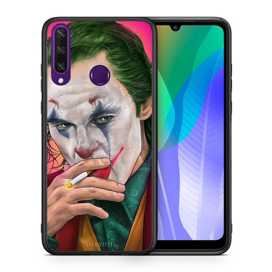 Θήκη Huawei Y6p JokesOnU PopArt από τη Smartfits με σχέδιο στο πίσω μέρος και μαύρο περίβλημα | Huawei Y6p JokesOnU PopArt case with colorful back and black bezels