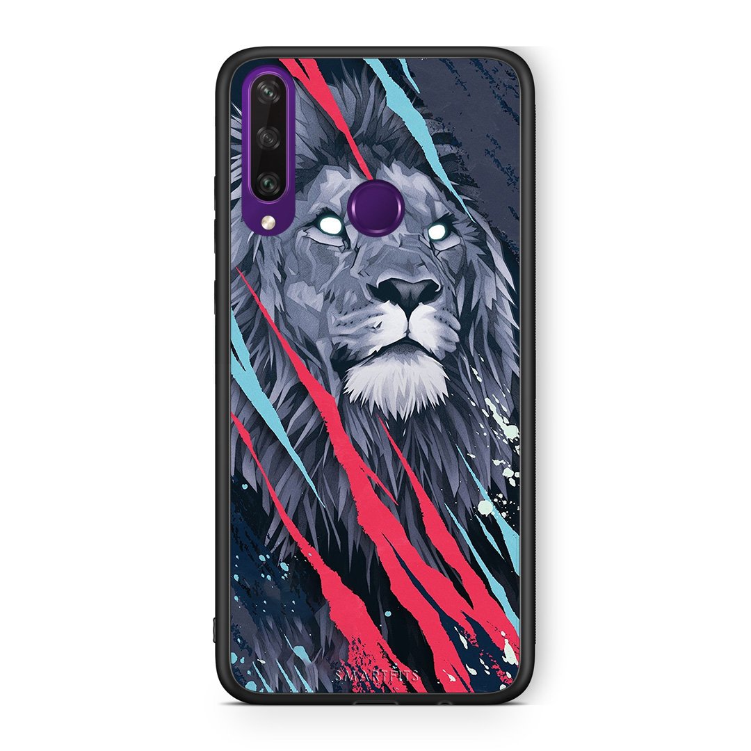 4 - Huawei Y6p Lion Designer PopArt case, cover, bumper