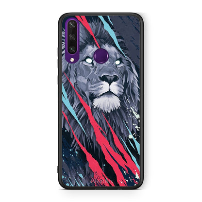 4 - Huawei Y6p Lion Designer PopArt case, cover, bumper